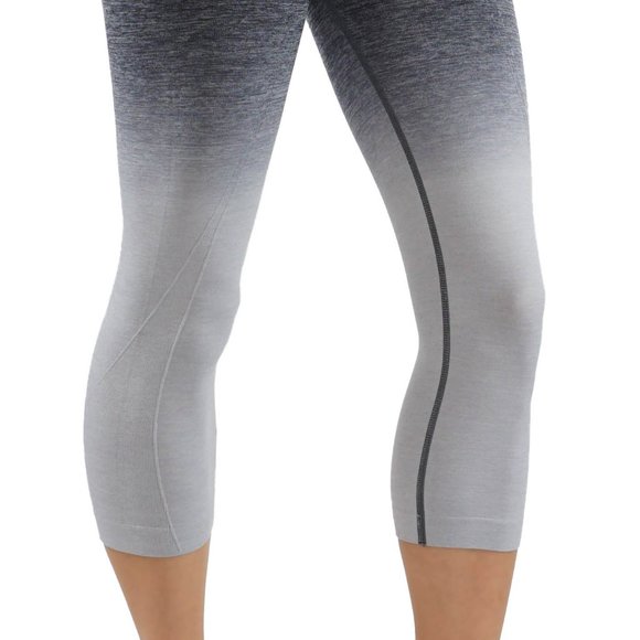 Ombre printed seamless capri leggings yoga pants - Picture 4 of 5